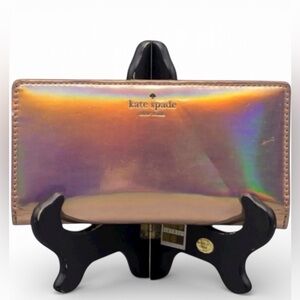 Kate Spade Rainier Lane Wallet Long Continental Zip COA Included